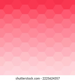 Red hexagon background, pattern, hexagon wallpaper. Vector illustration. EPS 10