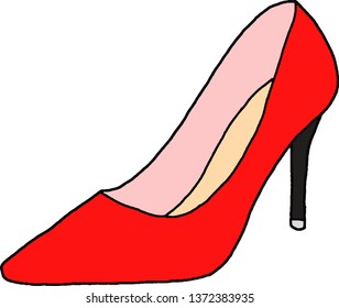 Red high heels