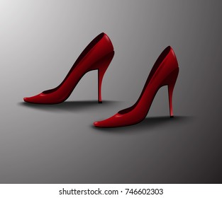 Red high heels