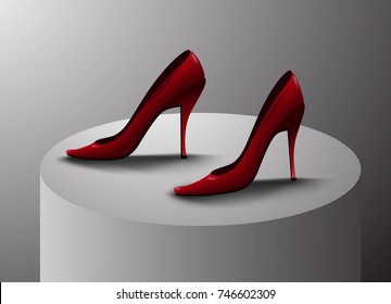 Red high heels