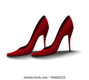 Red high heels