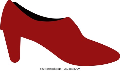 Red High Heels Shoes Illustration