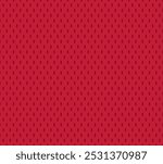 Red Hockey Jersey Texture Seamless Vector Pattern. Sports Background. Athletic Mesh Fabric Close-Up. Breathable and Moisture Wicking Sportswear Textile.