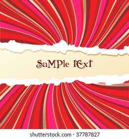 The red holiday background