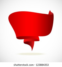 red holiday shape