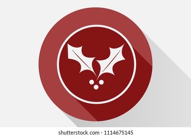 Red holly icon.