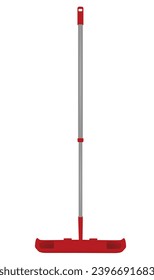 Red home mop. vector illustration
