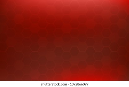 Red honeycomb abstract background. Wallpaper and texture concept. Minimal theme.