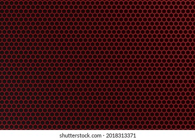 Red Honeycomb Industrial Hintergrund Design