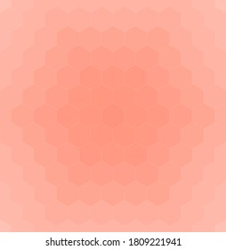 Red honeycomb mosaic. Seamless vector illustration.  Follow other mosaic patterns in my collection.