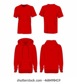 2,451 Red Hoodie Template Images, Stock Photos & Vectors | Shutterstock