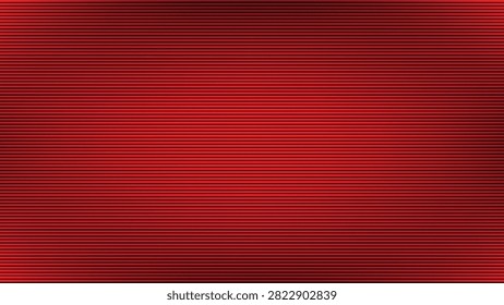 Red Horizontal Lines Textured Background Abstract  Grid Pattern Digital Vector Banner Wallpaper