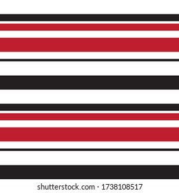 Red Horizontal striped seamless pattern background suitable for fashion textiles, graphics