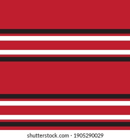 Red Horizontal striped seamless pattern background suitable for fashion textiles, graphics