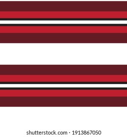 Red Horizontal striped seamless pattern background suitable for fashion textiles, graphics