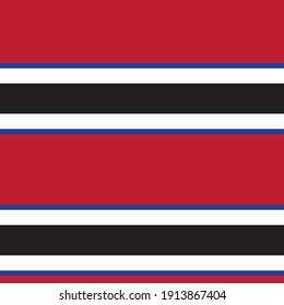 Red Horizontal striped seamless pattern background suitable for fashion textiles, graphics