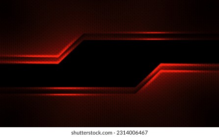 Red horizontal textured curtains on a black background