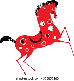 red horse