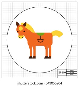 Red horse icon