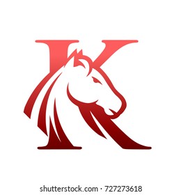 Red Horse Initial K Consulting Logo