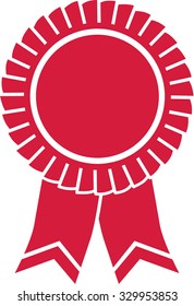 Red Horse Rosette Ribbons