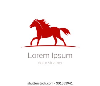 red horse sign