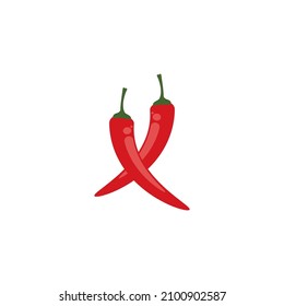 Red hot Chili illustration logo vector template