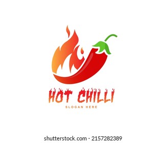 Red Hot Chili Logo Design Concept vector Illustration.
Spicy Pepper Restaurant Logo or Icon design template.
Fire Chili , Spice Food Logo symbol.