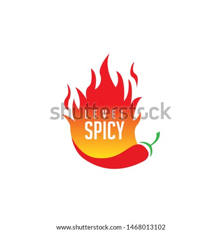 Red Hot Chili logo design concept vector, Spicy Pepper logo designs template, Fire Chili logo symbol, Hot sauce logo