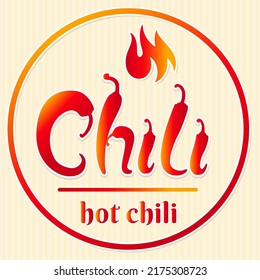 Red Hot Chili logo designs concept vector. Spicy Pepper logo. Burning red peppers icon