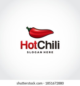 Red Hot Chili logo in mesh style designs, Spicy Pepper logo designs template
