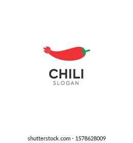 red hot chili logo vector design