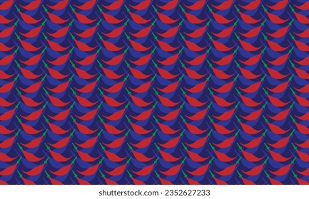 Red hot chili pattern design for any fabrics texture needs.