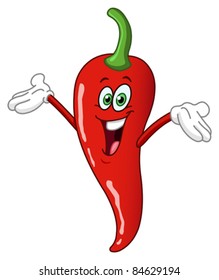 Red Hot Chili Pepper Cartoon