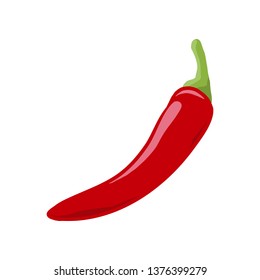 Red Hot Chili Pepper Vector Illustration Stock Vector (Royalty Free ...