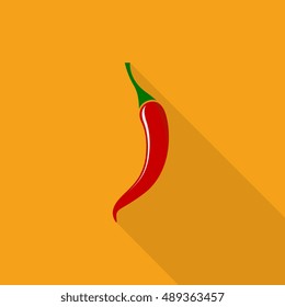 Red hot chili pepper - Vector