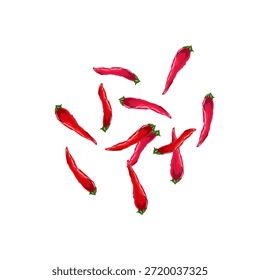 pimenta picante quente vermelha sem fundo