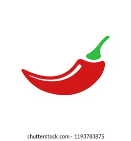 Red hot chili peppers symbol and sign illustration on white background