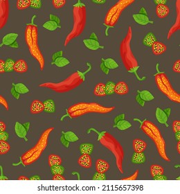 Red hot chili peppers vegetables. 