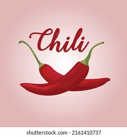 Red Hot Chili vector illustration