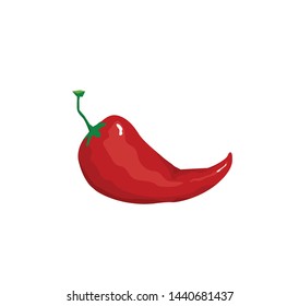 red hot pepper vector illustration