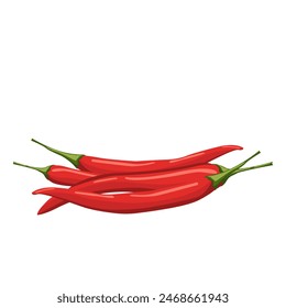 Red hot peppers. Design template or clipart for culinary backgrounds - products, spice package, recipes, web, app decorations, cooking books, etc.