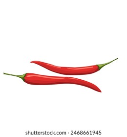 Red hot peppers. Design template or clipart for culinary backgrounds - products, spice package, recipes, web, app decorations, cooking books, etc.