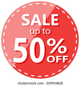 Red Hot Sale up to 50% Off Label