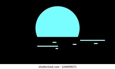 red hot sunset landscape scene