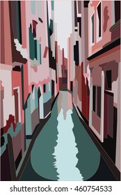 red houses
