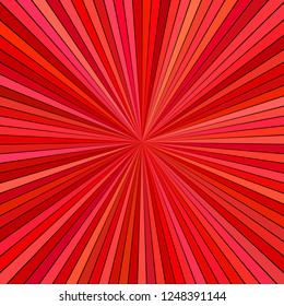 Red hypnotic abstract striped sun burst background design - vector explosion illustration