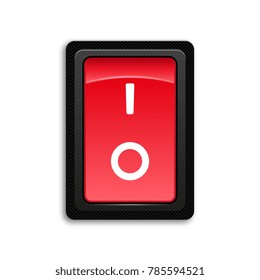 Red Icon On Off Toggle Switch Stock Vector (Royalty Free) 785594521 ...