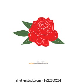 red icon on white background.vector illustration    