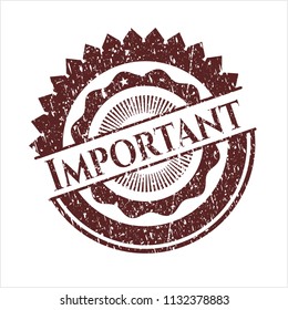 Red Important distress rubber texture